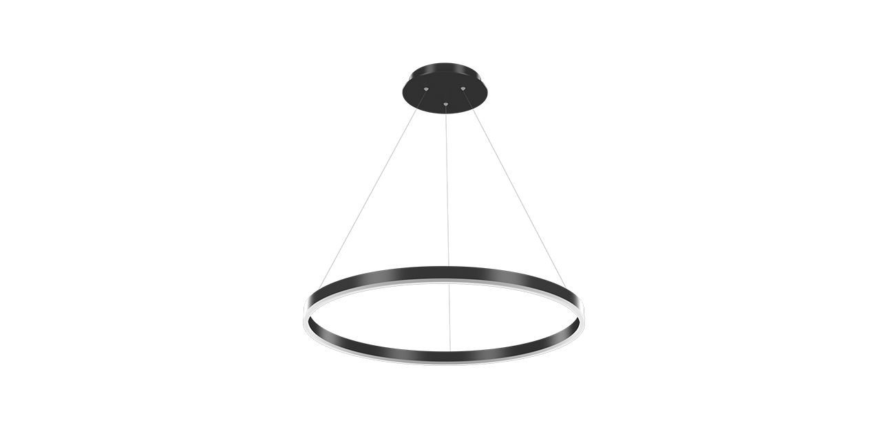 Goya 40 Watt Samsung Ledli Dekoratif Sarkıt Yuvarlak Linear Aydınlatma 60CM GY 8210-60