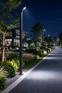 Goya 44W Dış Mekan Modern Bahçe Yol Aydınlatma Direği 295Cm GY 6280