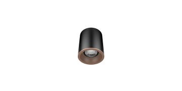 Goya 8 Watt 9x9 Yuvarlak Kasa Samsung Ledli Spot Armatür GY 1857-8 3000  K (Gün Işığı) - Siyah - Rose - Dimli
