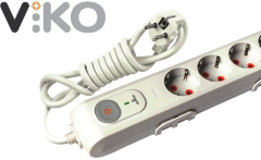 Viko Multi-led Altılı 1,5 Mt Akım Korumalı Grup Priz 90117632