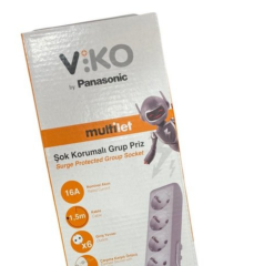 Viko Multi-led Altılı 1,5 Mt Akım Korumalı Grup Priz 90117632