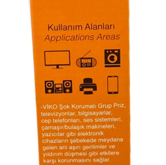 Viko Multi-led Altılı 1,5 Mt Akım Korumalı Grup Priz 90117632