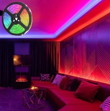 Cata 5 Metre Rgb Kumandalı Şerit Led Seti 352 Renk CT-4558