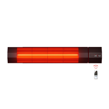 Ardonat Dış Mekan Kafe Restorant İnfrared Kumandalı Isıtıcı Halogen Black 2000 Watt