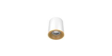 Goya 8 Watt 9x9 Yuvarlak Kasa Samsung Ledli Spot Armatür GY 1857-8 4000K (Natural Işık) - Beyaz - Gold - Dimsiz