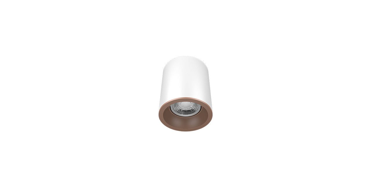 Goya 8 Watt 9x9 Yuvarlak Kasa Samsung Ledli Spot Armatür GY 1857-8 4000K (Natural Işık) - Beyaz - Rose - Dimsiz