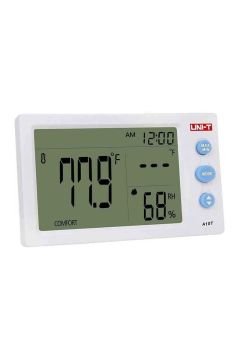 Unit Mini Termometre Higrometre A10T Saat Hava İstasyonu Kapalı Açık Sıcaklık Sensörü Nem Ölçer Lcd Dijital