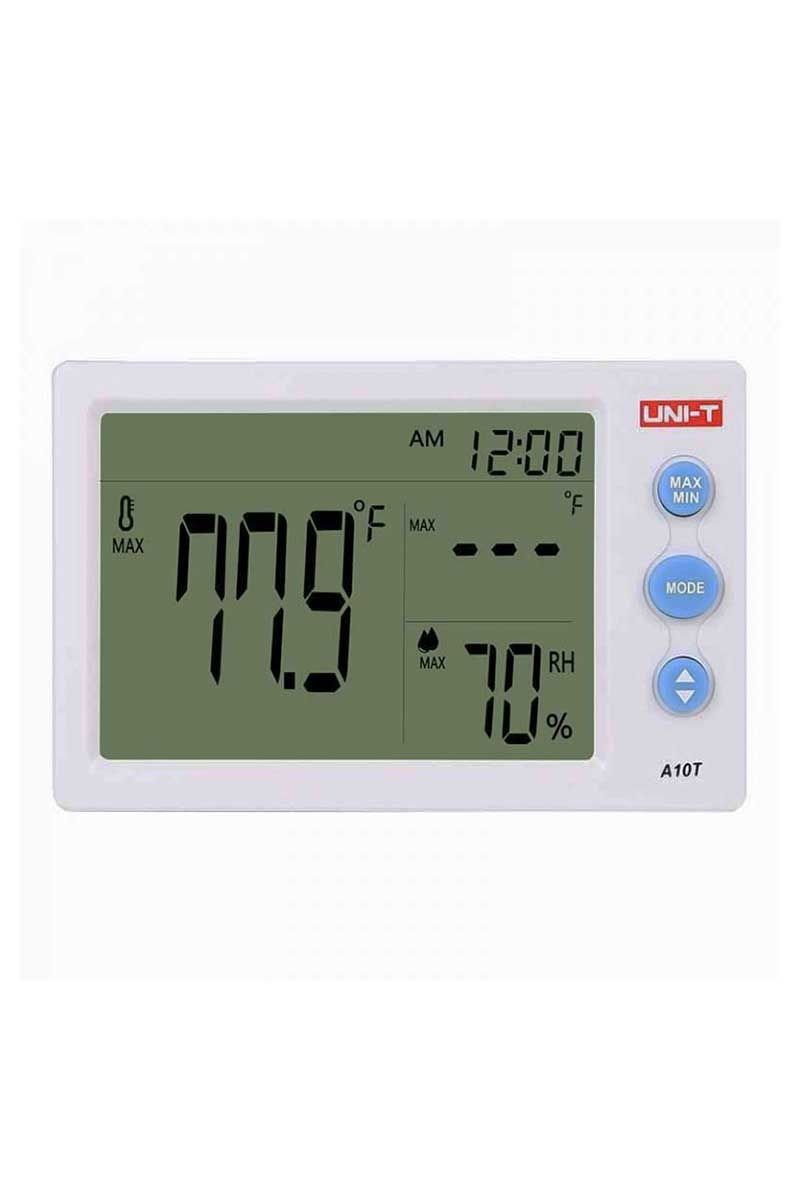 Unit Mini Termometre Higrometre A10T Saat Hava İstasyonu Kapalı Açık Sıcaklık Sensörü Nem Ölçer Lcd Dijital