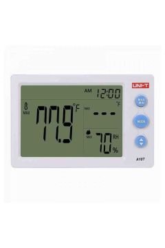 Unit Mini Termometre Higrometre A10T Saat Hava İstasyonu Kapalı Açık Sıcaklık Sensörü Nem Ölçer Lcd Dijital