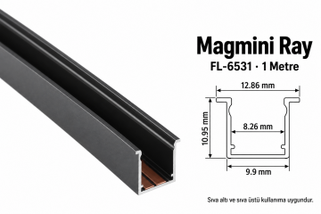 Forlife Magmini FL-6532 2 Metre Vitrin ve Mobilya İçi Magnet Ray