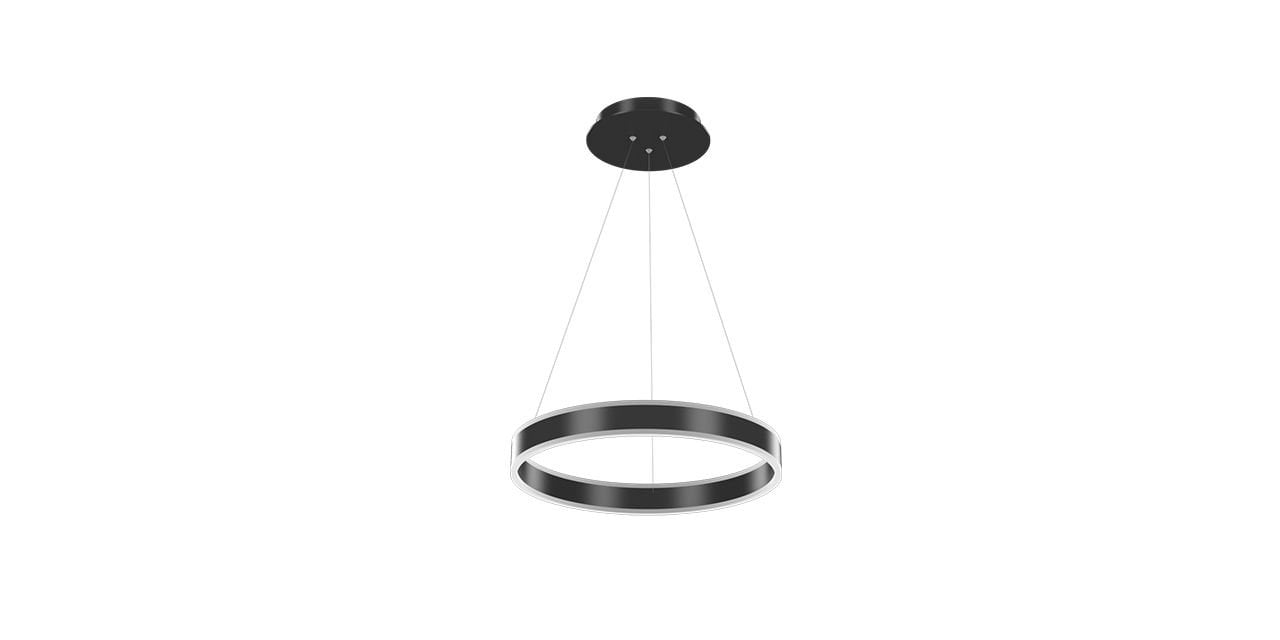 Goya 35 Watt Samsung Ledli Dekoratif Sarkıt Yuvarlak Linear Aydınlatma 40CM GY 8211-40