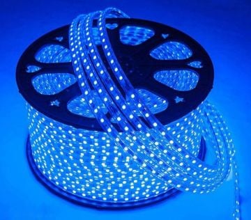Noas 220 Volt Dış Mekan Hortum Led Aydınlatma Mavi Işık YL41-4003