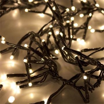 Yılbaşı Ağacı Süsü 10 Metre 100 Ledli Fiş Tipi Yılbaşı Süsü Siyah Kablolu SNC-203