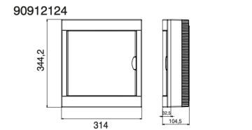 Viko Yirmi Dörtlü Sigorta Kutusu Sıva Üstü 90912124