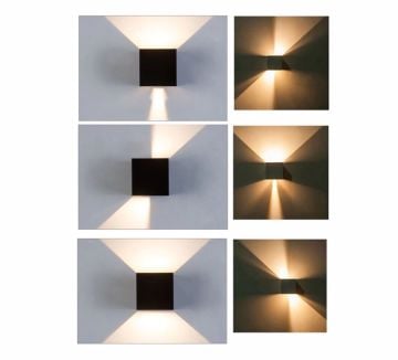 Noas 10W Assos Çift Yönlü Ayarlanabilir Dekoratif Led Aplik YL83-6012