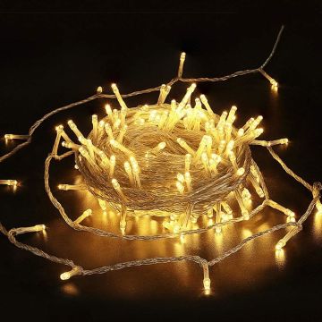 Flaşlı Yılbaşı Ağacı Süsü 10 Metre 100 Ledli Fiş Tipi SNC-204