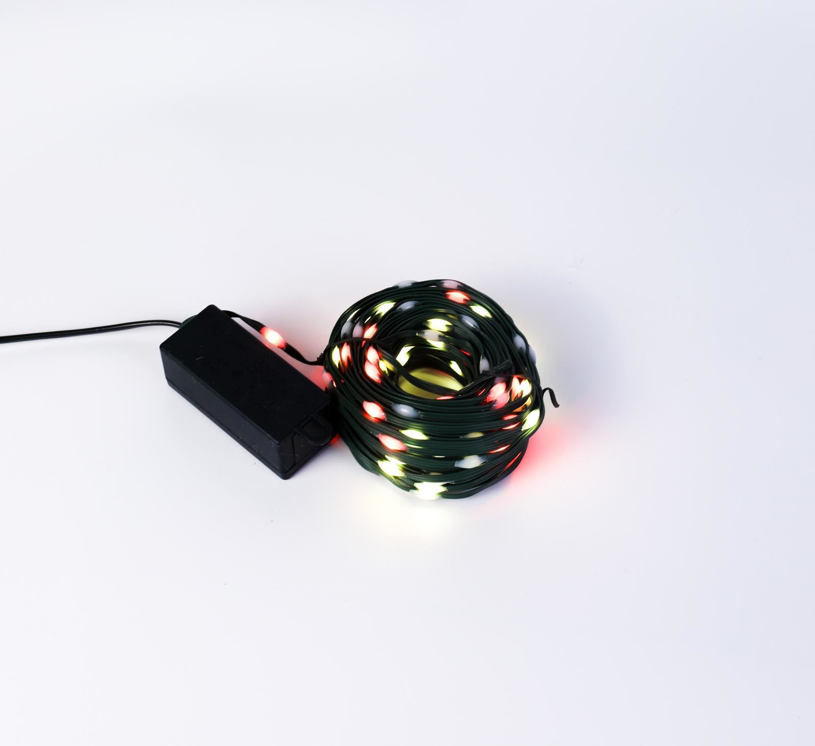 Animasyonlu Yılbaşı Ağacı Süsü 20 Metre 200 Ledli Yeşil Kablolu SNC-205