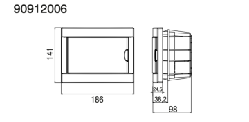 Viko Altılı Sigorta Kutusu Sıva Altı 90912006