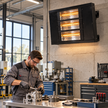 Hottable Supreme6000 6000W Endüstriyel Atölye ve Sanayi Tipi Elektrikli Isıtıcı