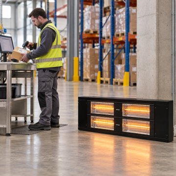 Hottable Supreme8000 8000W Endüstriyel Atölye ve Sanayi Tipi Elektrikli Isıtıcı