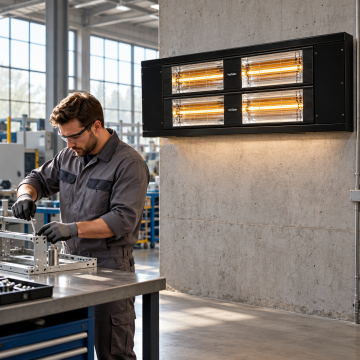 Hottable Supreme8000 8000W Endüstriyel Atölye ve Sanayi Tipi Elektrikli Isıtıcı