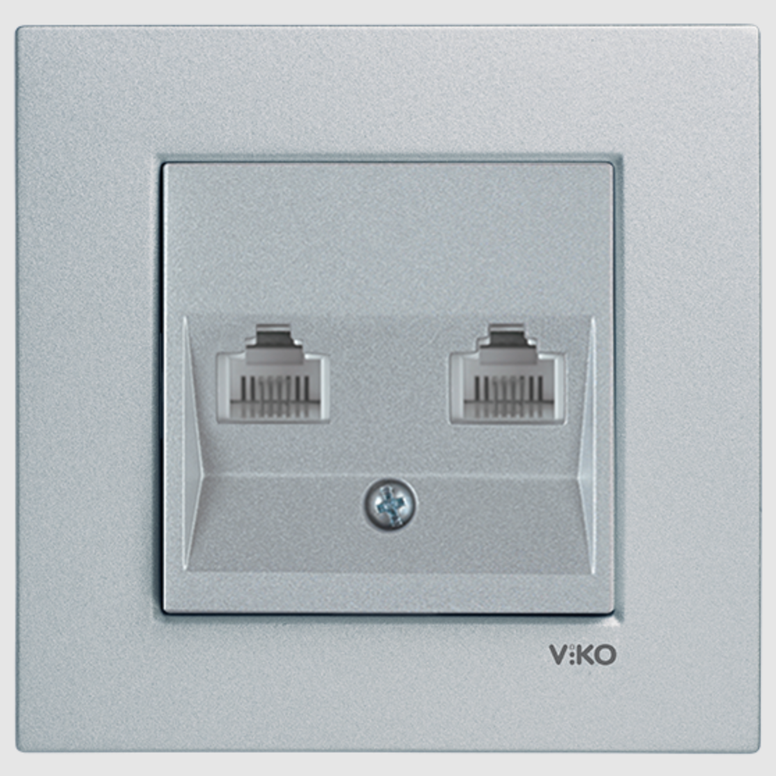 Viko Artline Novella İkili Nümeris Telefon Prizi (2 x CAT3) Mekanizma + Kapak 92600033 Bronz