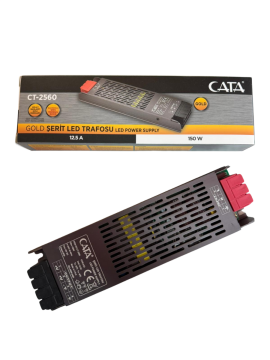 Cata 12,5 Amper İç Mekan Fansız Şerit Led Trafo Klemensli CT-2560