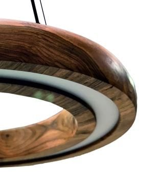 Samsung Led Tridonic Trafolu Sıva Üstü Simit Ahşap Linear Armatür 5x8 Cm Kasa Linear Aydınlatma