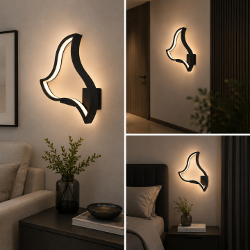 Lotus Modern Led Duvar Apliği Dekoratif Aplik Duvar Aydınlatma