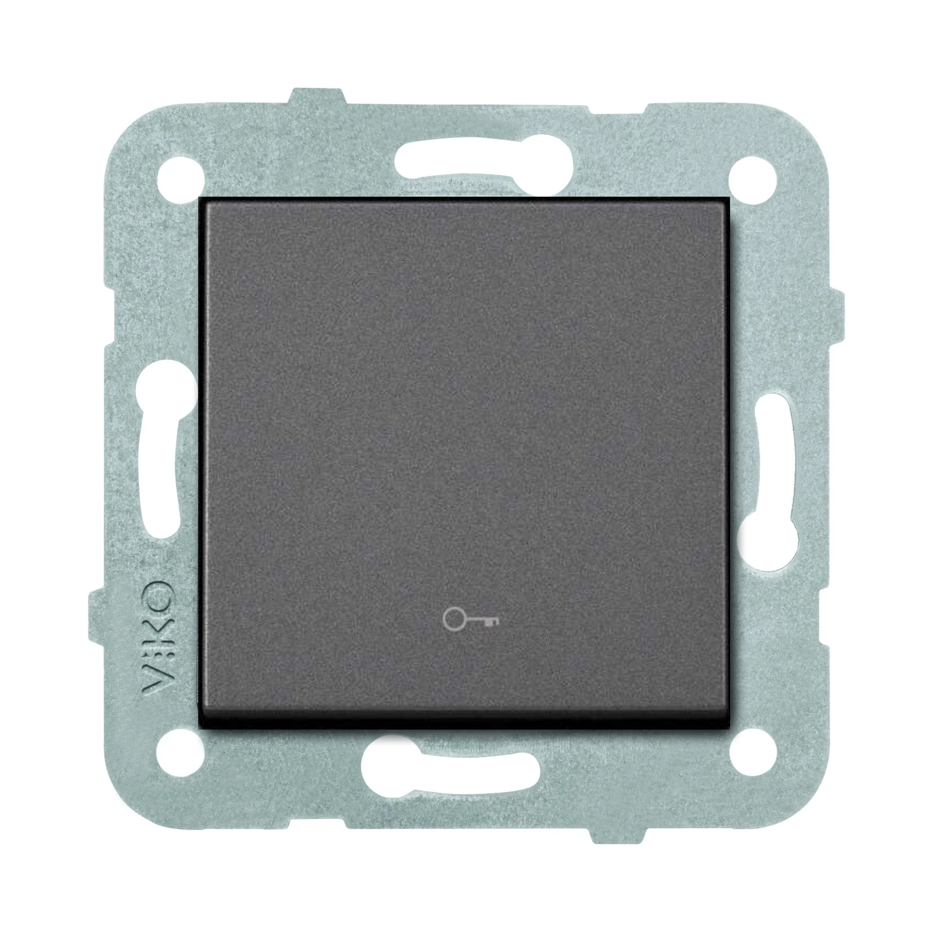 Viko Artline Novella Kapı Otomatiği Anahtarı Mekanizma + Kapak 92605305 Antrasit