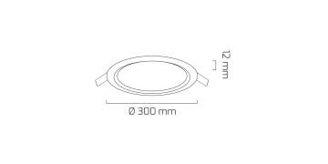 Goya 24 Watt Panel Led Armatür Alüminyum Kasa GY 1798