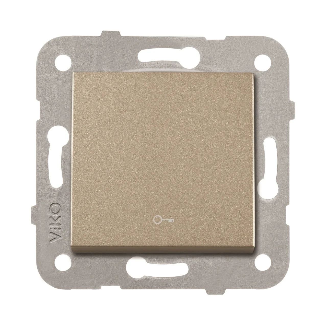 Viko Artline Novella Kapı Otomatiği Anahtarı Mekanizma + Kapak 92605305 Bronz