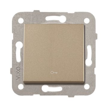 Viko Artline Novella Kapı Otomatiği Anahtarı Mekanizma + Kapak 92605305 Bronz