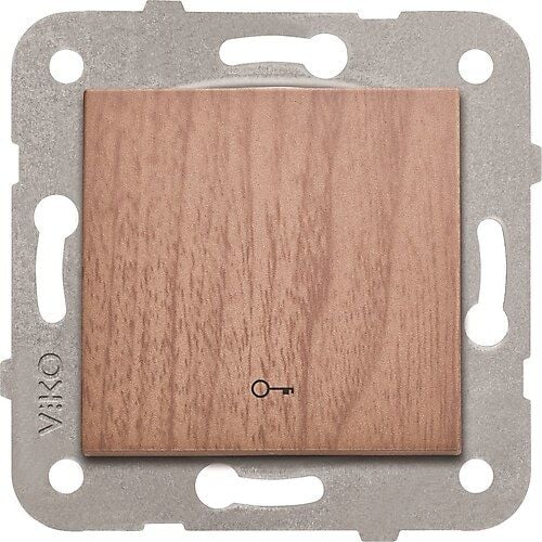 Viko Artline Novella Kapı Otomatiği Anahtarı Mekanizma + Kapak 92605305 Ceviz