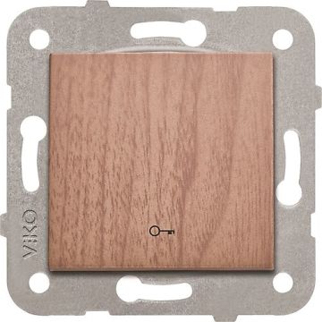 Viko Artline Novella Kapı Otomatiği Anahtarı Mekanizma + Kapak 92605305 Ceviz