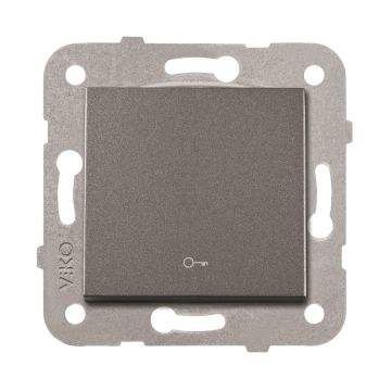 Viko Artline Novella Kapı Otomatiği Anahtarı Mekanizma + Kapak 92605305 Füme