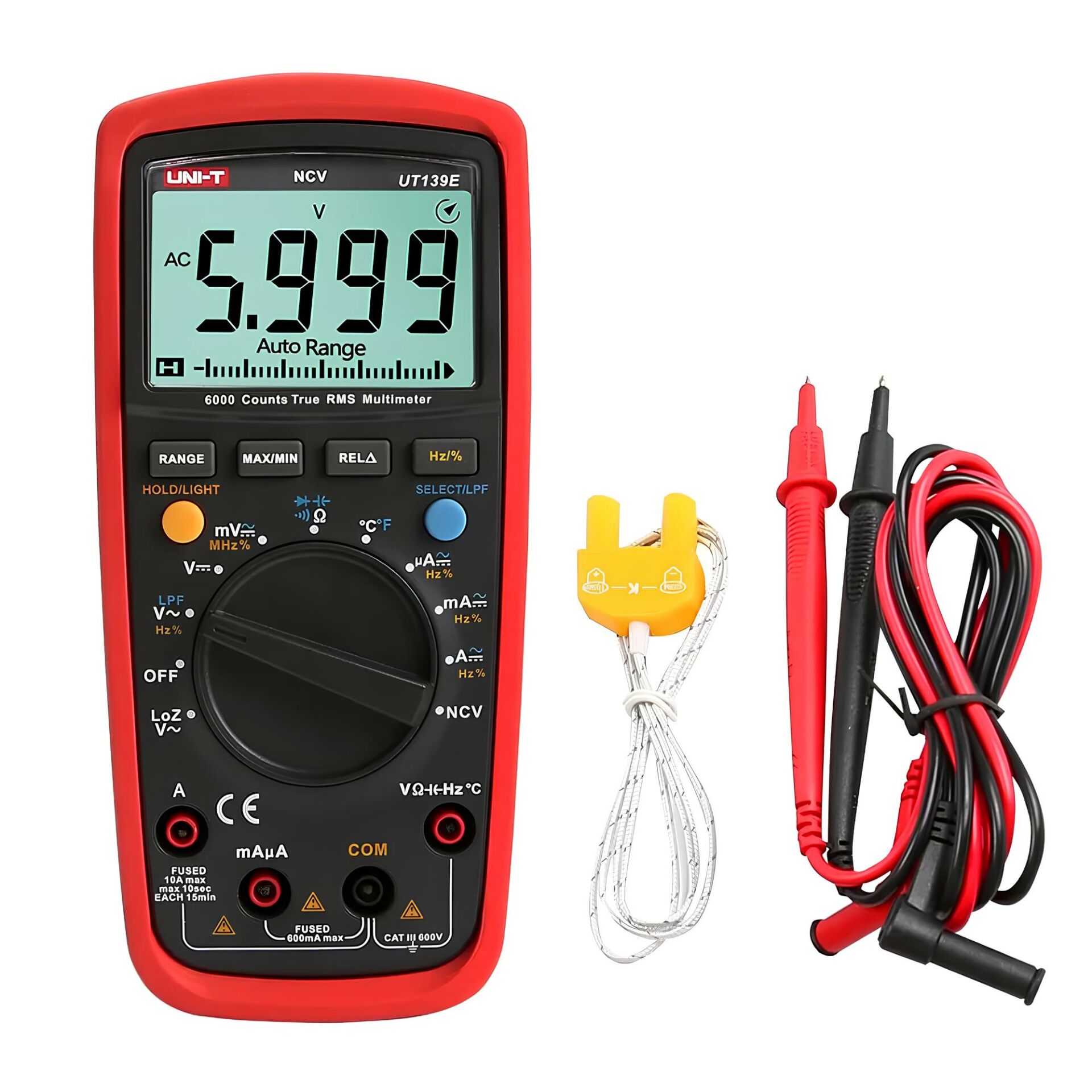 Unit True Rms Unit Ut139E True Rms Dijital Multimetre Arkadan Aydınlatmalı