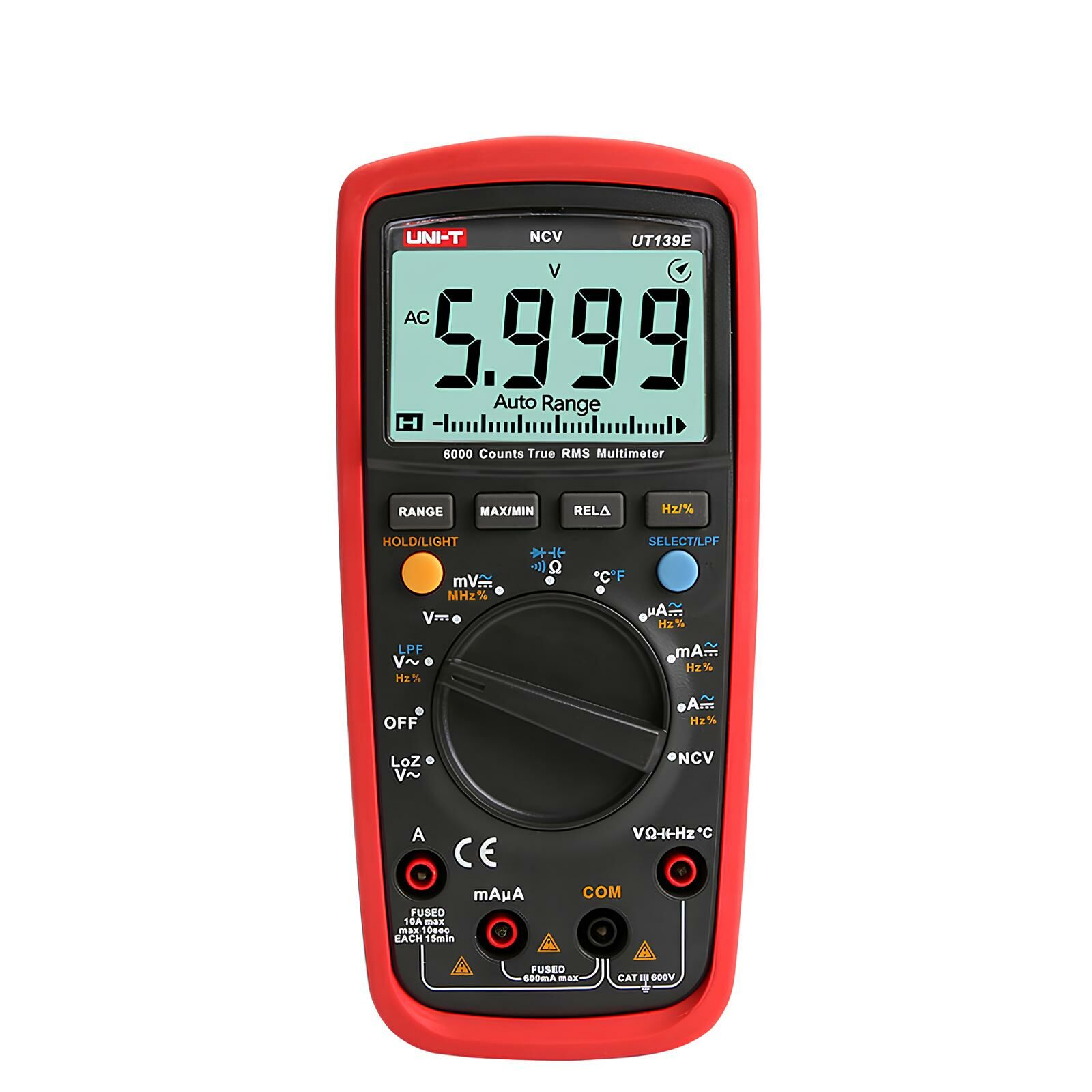Unit Ut139E True Rms Dijital Multimetre Arkadan Aydınlatmalı