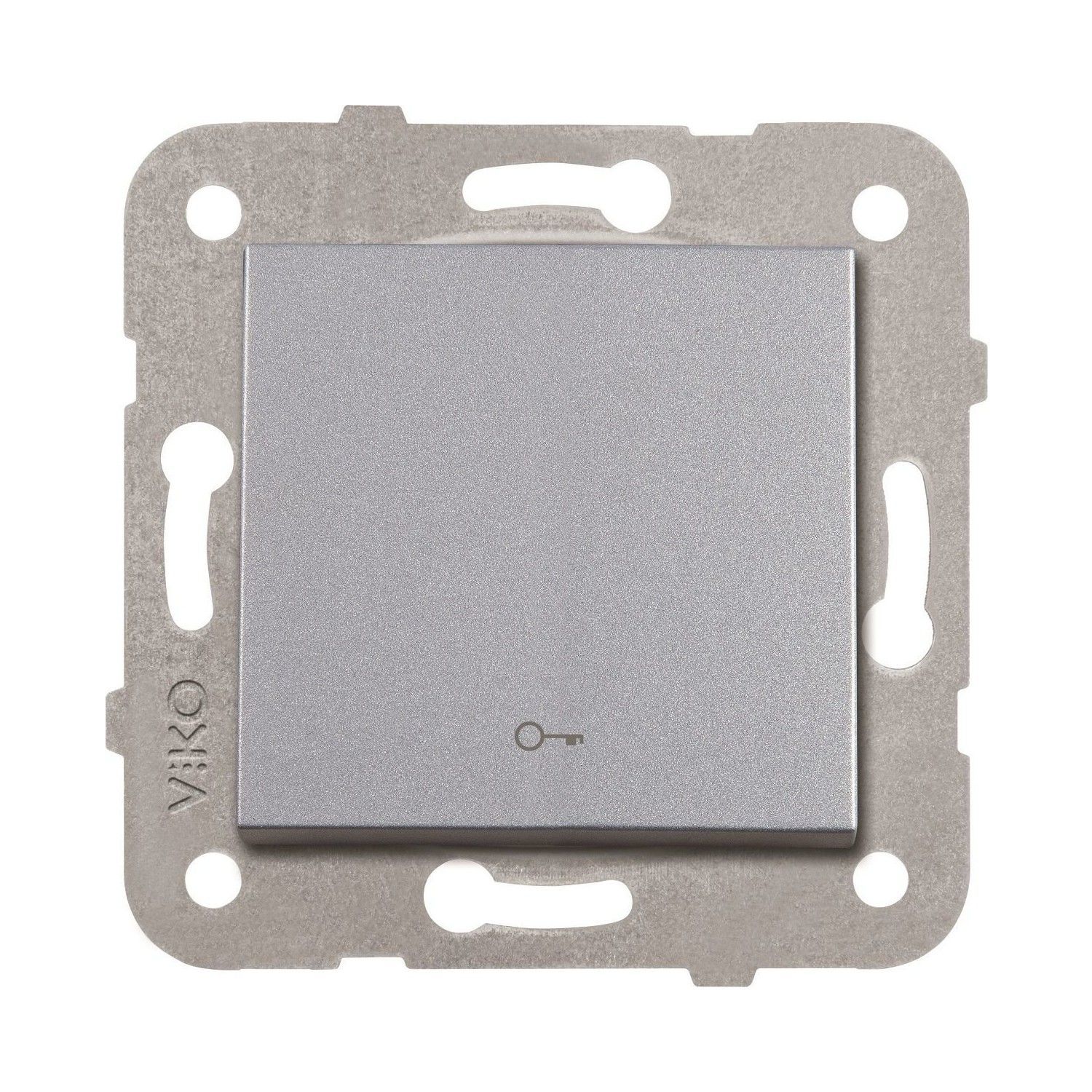 Viko Artline Novella Kapı Otomatiği Anahtarı Mekanizma + Kapak 92605305 Gümüş