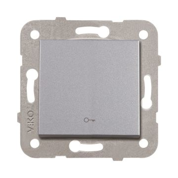 Viko Artline Novella Kapı Otomatiği Anahtarı Mekanizma + Kapak 92605305 Gümüş