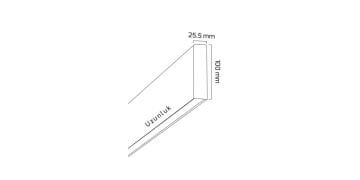 Goya 75 Watt Samsung Ledli Ultra Slim Dekoratif Sarkıt Linear Armatür 180CM GY 8050-180