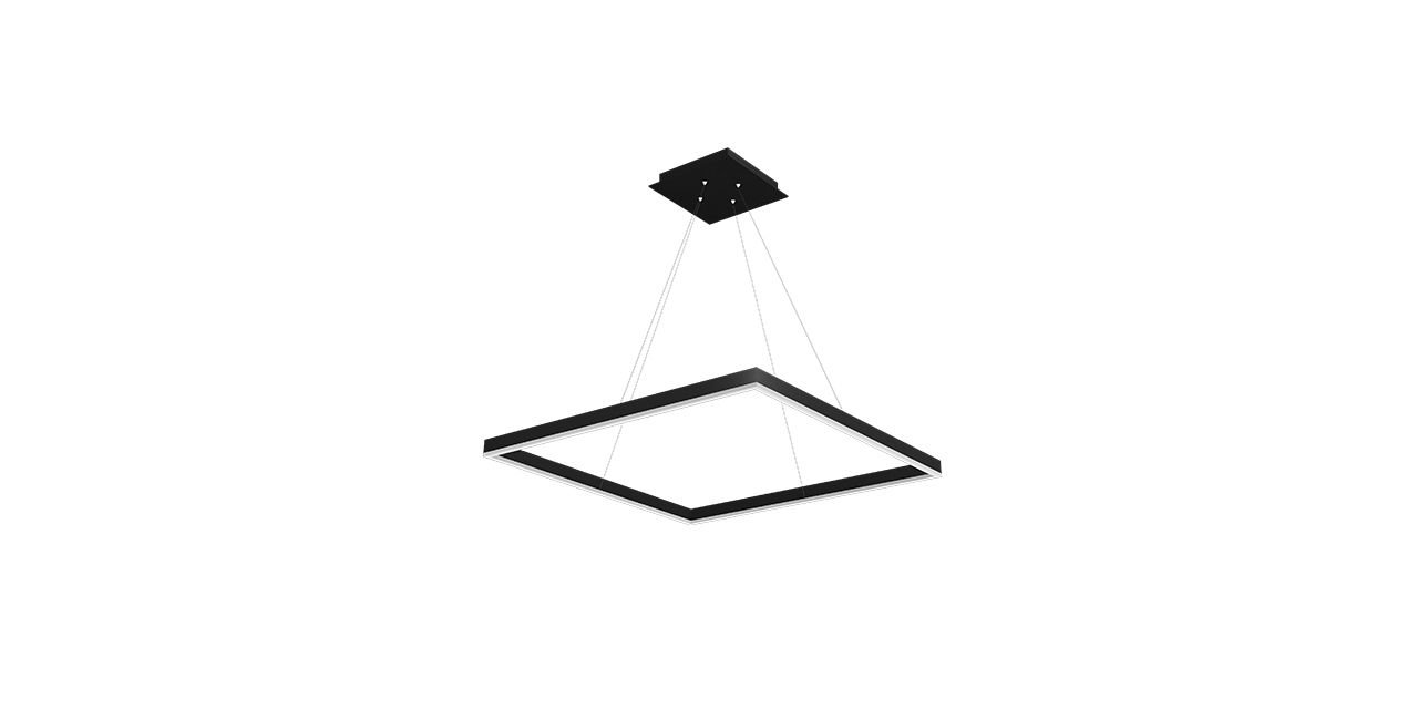 Goya 52 Watt Samsung Ledli Dekoratif Sarkıt Kare Linear Aydınlatma 60CM GY 8212-60