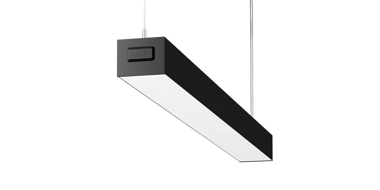 Goya 58 Watt Samsung Ledli Dekoratif Sarkıt Linear Armatür 120CM GY 8045-120 4000K (Natural Işık) - Siyah - Sıva Üzeri Montaj