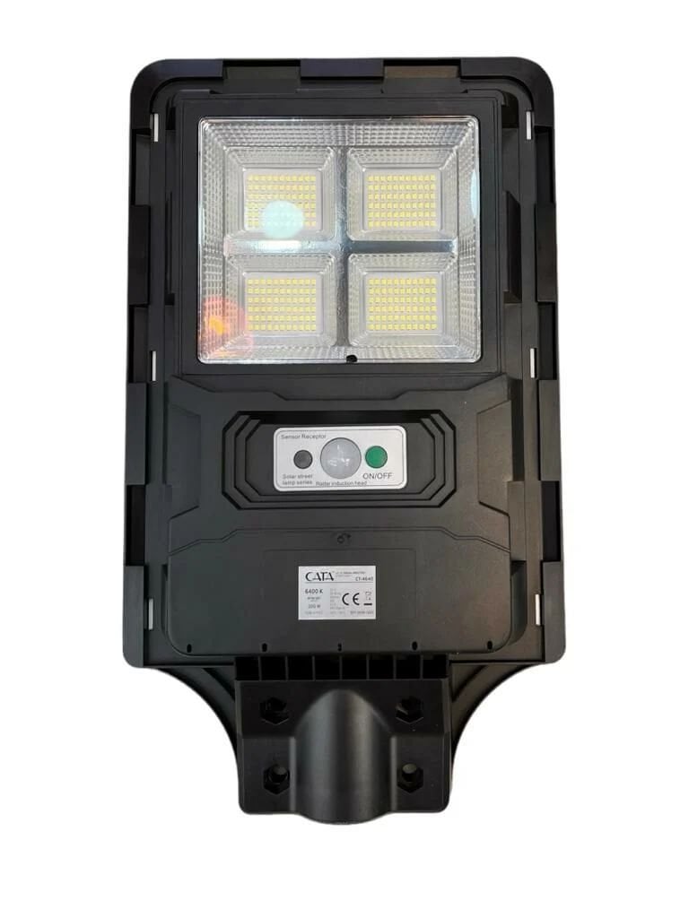 Cata 200W Güneş Enerjili Solar Sokak Aydınlatma Armatürü CT-4640