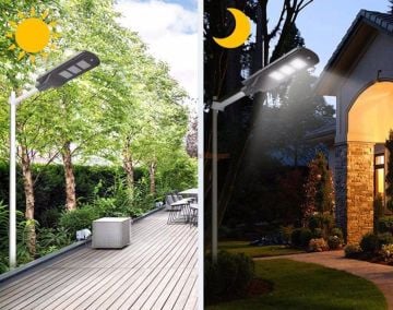 Cata 200W Güneş Enerjili Solar Sokak Aydınlatma Armatürü CT-4640