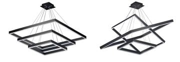 Goya 78 Watt Samsung Ledli Dekoratif Sarkıt Kare Linear Aydınlatma 80CM GY 8212-80