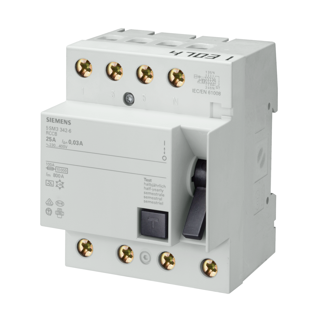 Siemens 3x100A 30mA Kaçak Akım Rölesi 5SV3348-6