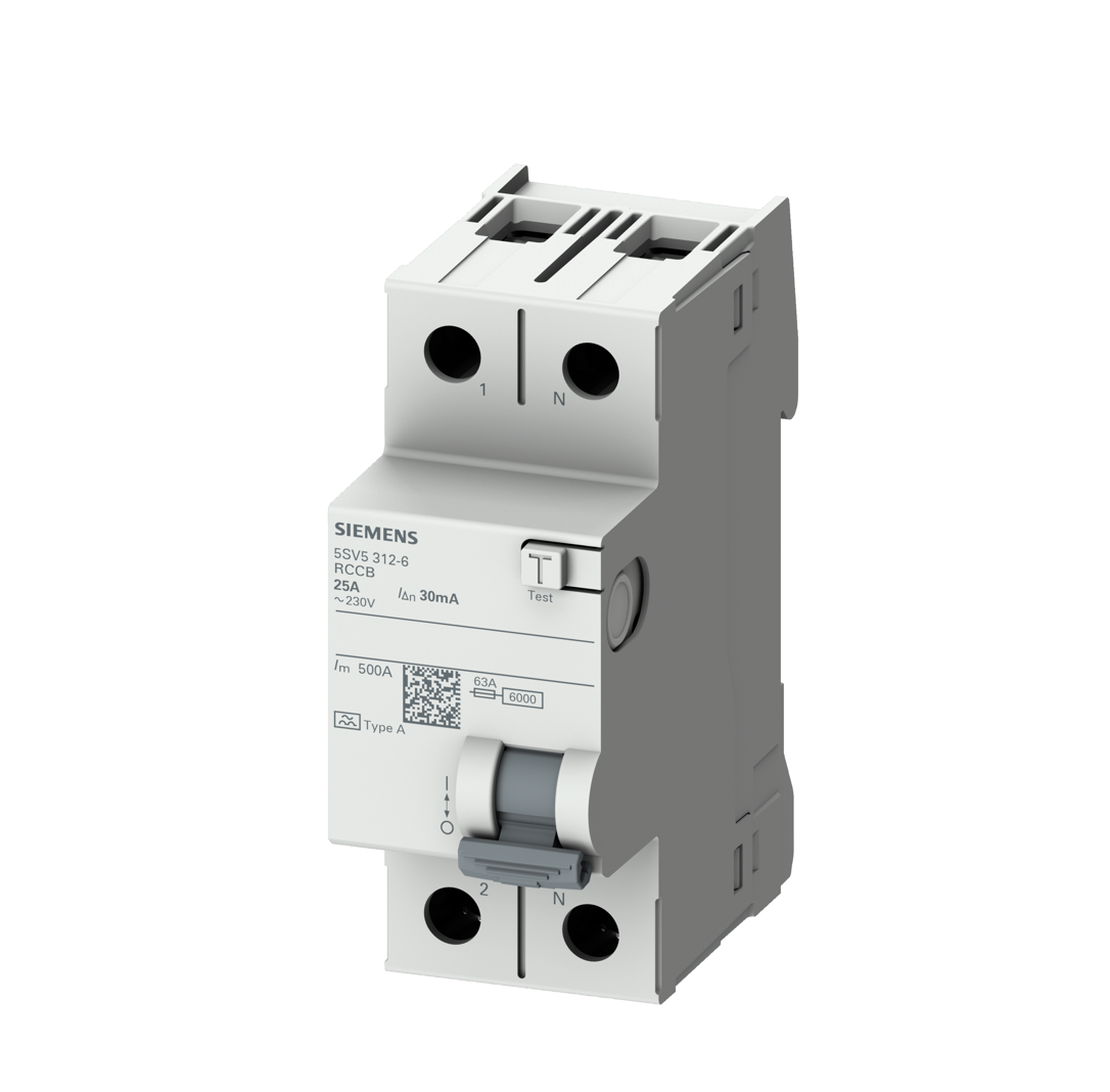Siemens 2x40A 300mA Yangın Koruma Rölesi 5SV5614-6