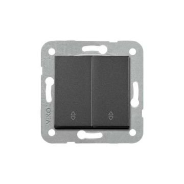 Viko Artline Novella Komütator Vavien Anahtarı Mekanizma + Kapak 92605317 Siyah