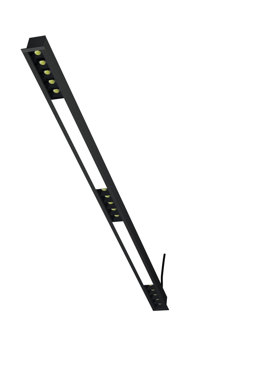 Sıva Altı Mercekli Led Linear Aydınlatma Osram Led Gömme Lineer Armatür 5x3,4x3,4 Cm Kasa